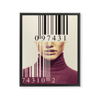 BARCODE Framed Canvas Print Gallery Image 6