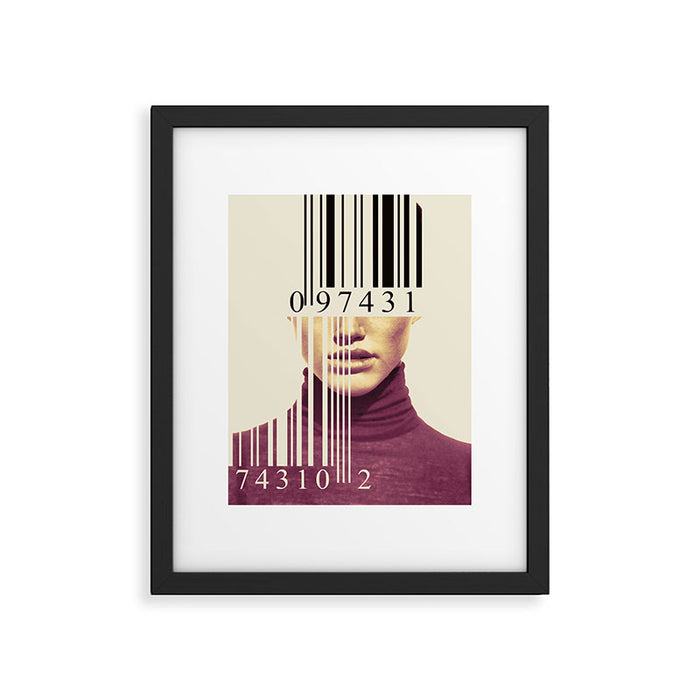 BARCODE Framed Art Print Gallery Image 1