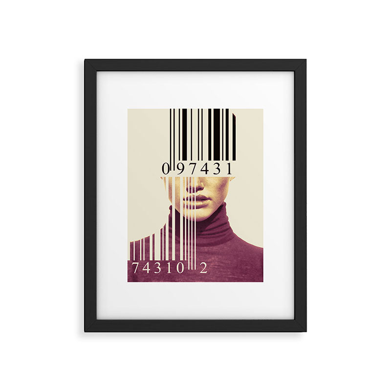 BARCODE Framed Art Print Gallery Image 5