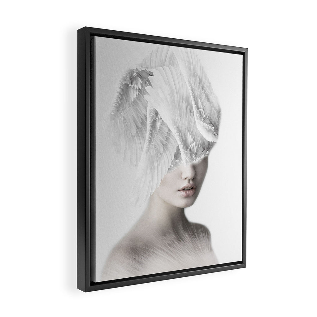Beautiful Angel Framed Canvas Print Gallery Image 2