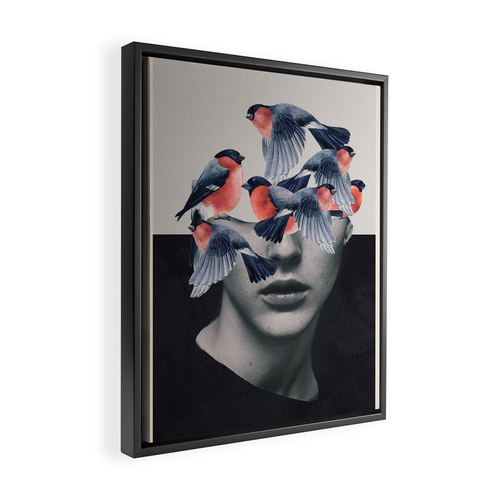 Birds Framed Canvas Print Gallery Image 2