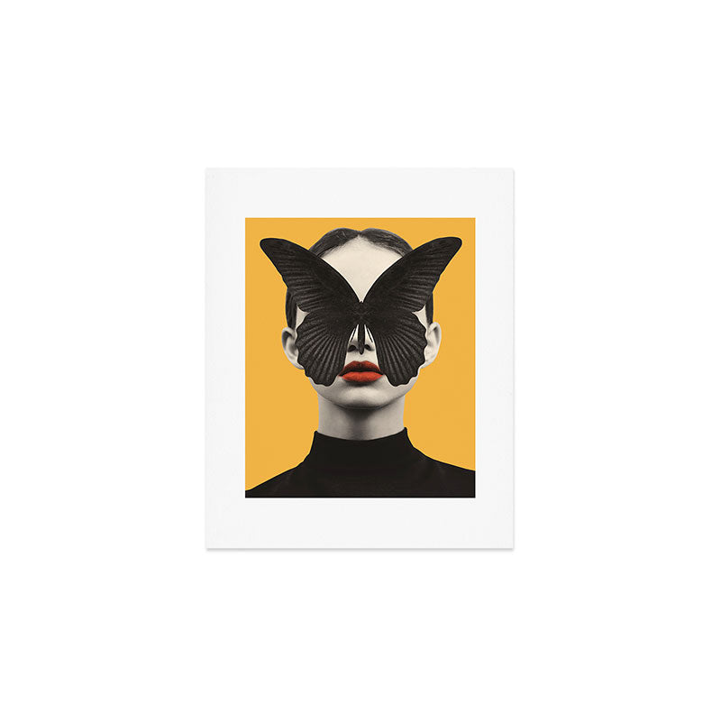 BLACK BUTTERFLY 2 Art Print Gallery Image 1