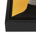 BLACK BUTTERFLY 2 Framed Canvas Print Gallery Image 3