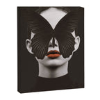 BLACK BUTTERFLY 3 Canvas Print Gallery Image 6