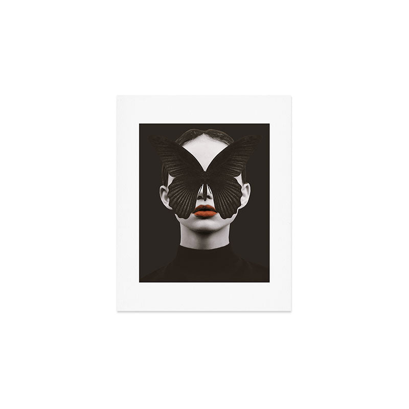 BLACK BUTTERFLY 3 Art Print Gallery Image 1