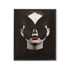 BLACK BUTTERFLY 3 Framed Canvas Print Gallery Image 6