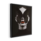 BLACK BUTTERFLY 3 Framed Canvas Print Gallery Image 2