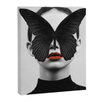 BLACK BUTTERFLY Canvas Print Gallery Image 6