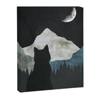 Black Cat 2 Canvas Print Gallery Image 6