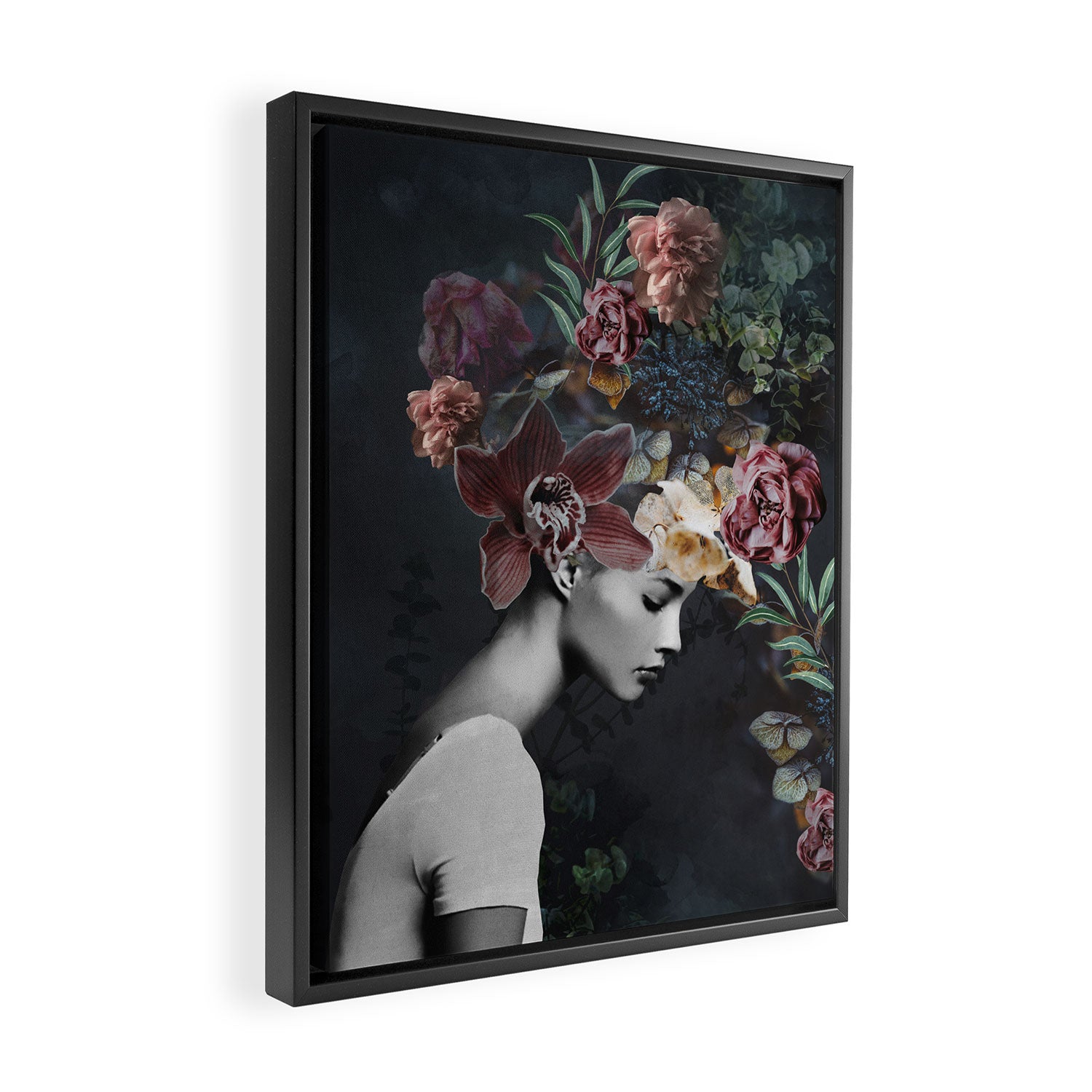 Bloom 10 Framed Canvas Print Gallery Image 2