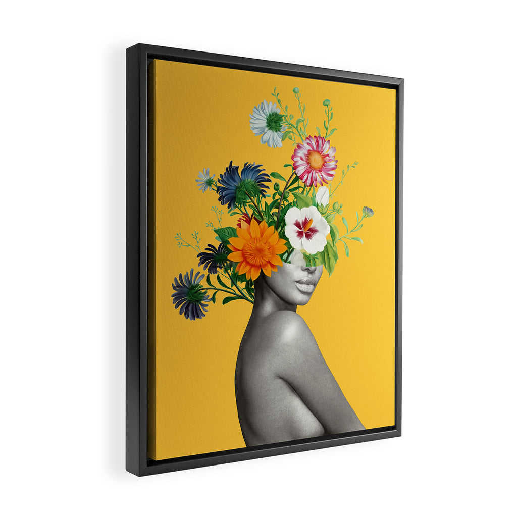 Bloom 5 Framed Canvas Print Gallery Image 2