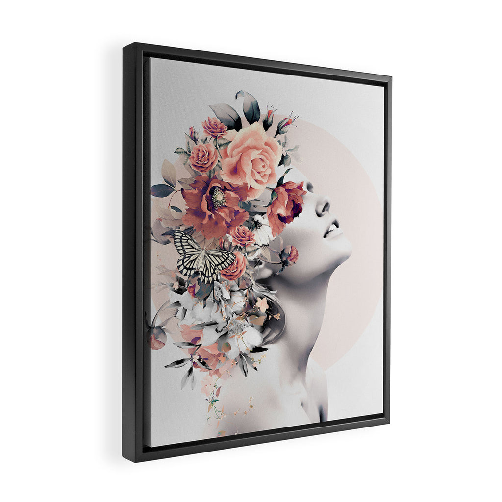 Bloom 7 Framed Canvas Print Gallery Image 2