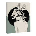 Bloom 8 Line Drawing Canvas Print Gallery Image 6