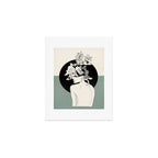 Bloom 8 Line Drawing Art Print Gallery Image 1