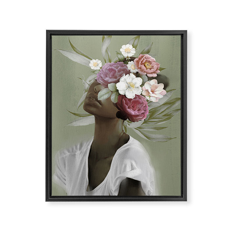 Bloom 9 Framed Canvas Print Gallery Image 6