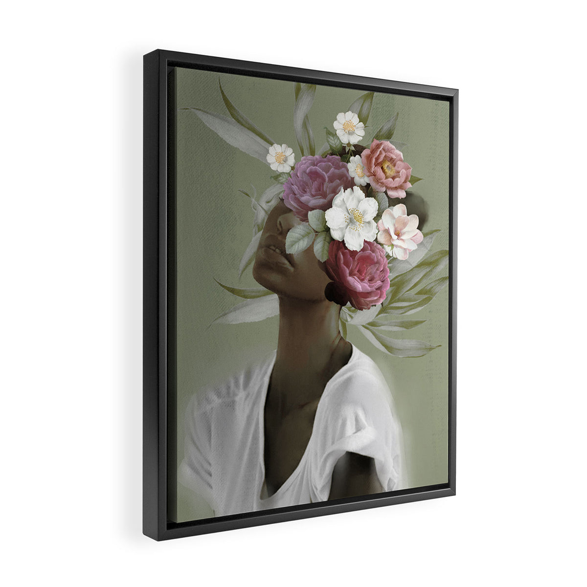 Bloom 9 Framed Canvas Print Gallery Image 2