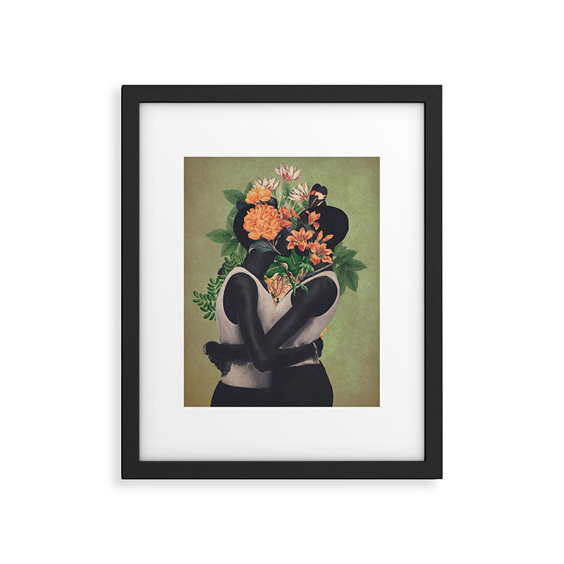 blooming kiss  Framed Art Print Gallery Image 5