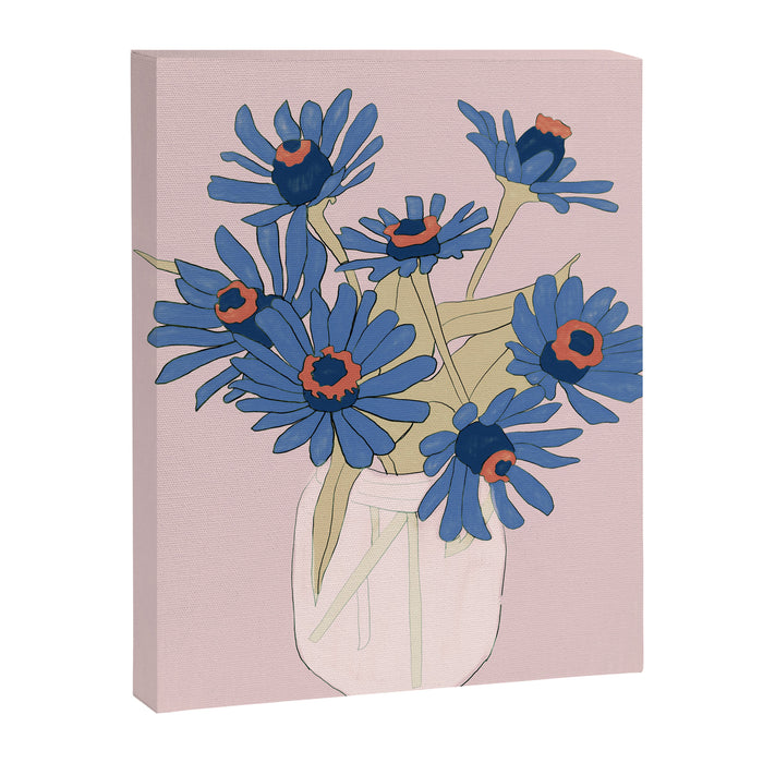 blue flowers 2 Canvas Print Gallery Image 1