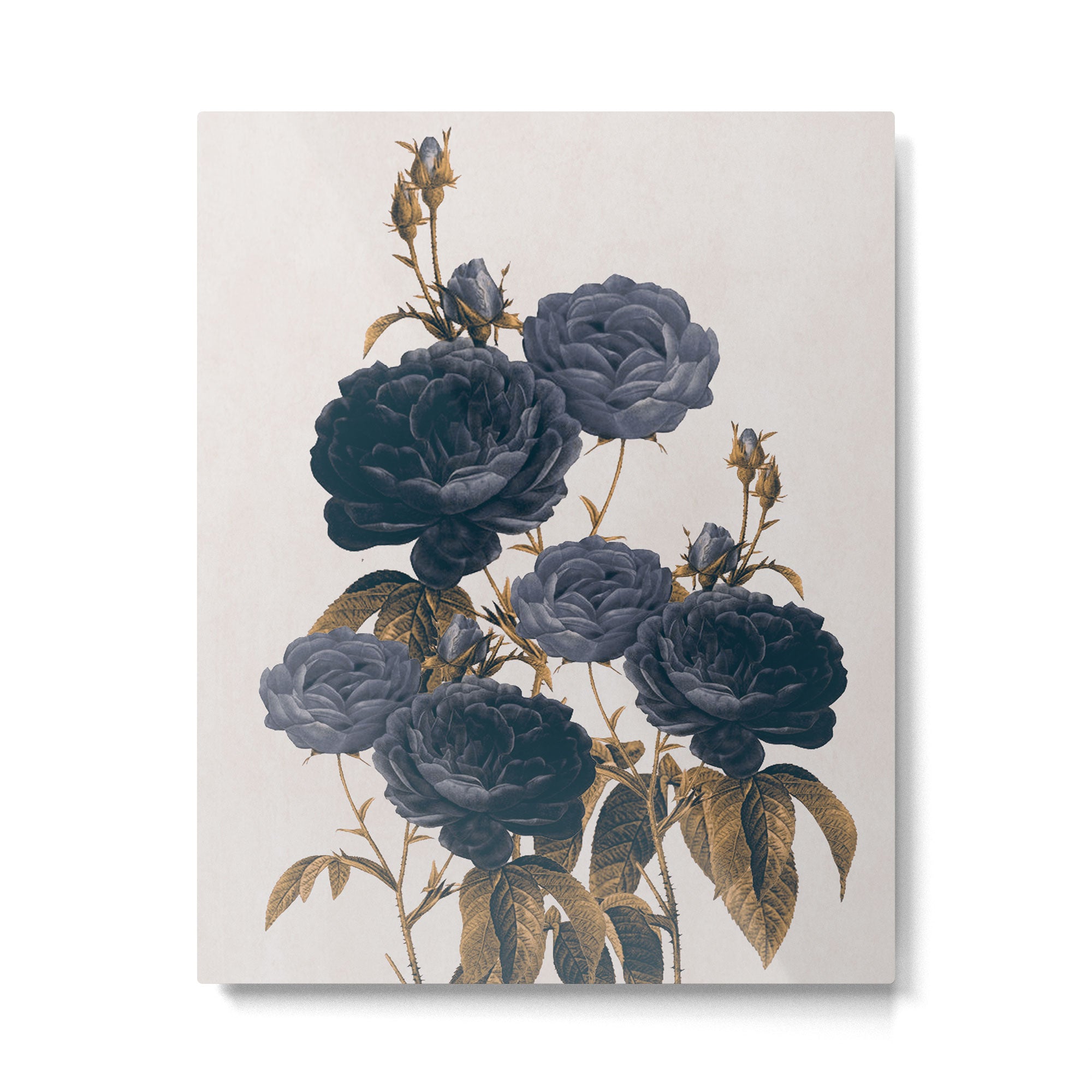 blue flowers Metal Print Gallery Image 4
