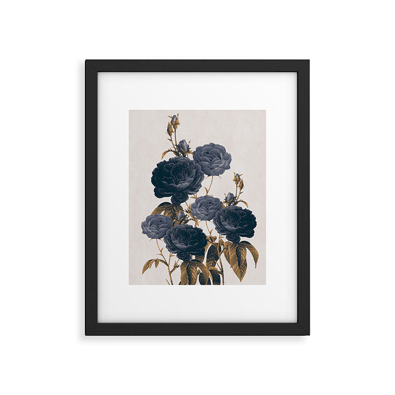 blue flowers Framed Art Print Gallery Image 5