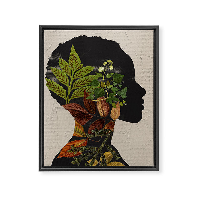 Botanical Portrait Framed Canvas Print Gallery Image 6