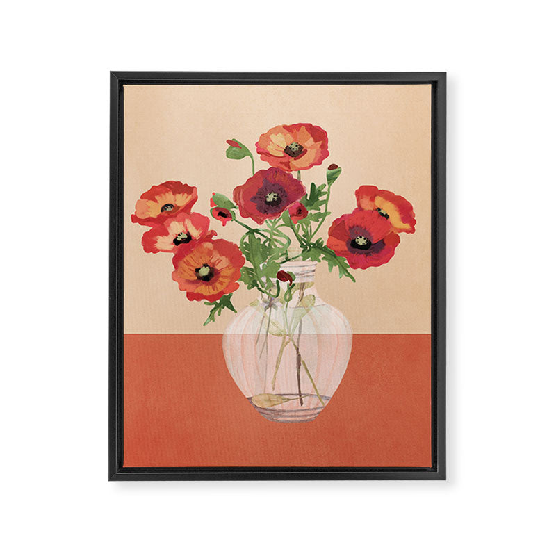 Bouquet of Flowers 3 Framed Canvas Print Gallery Image 6