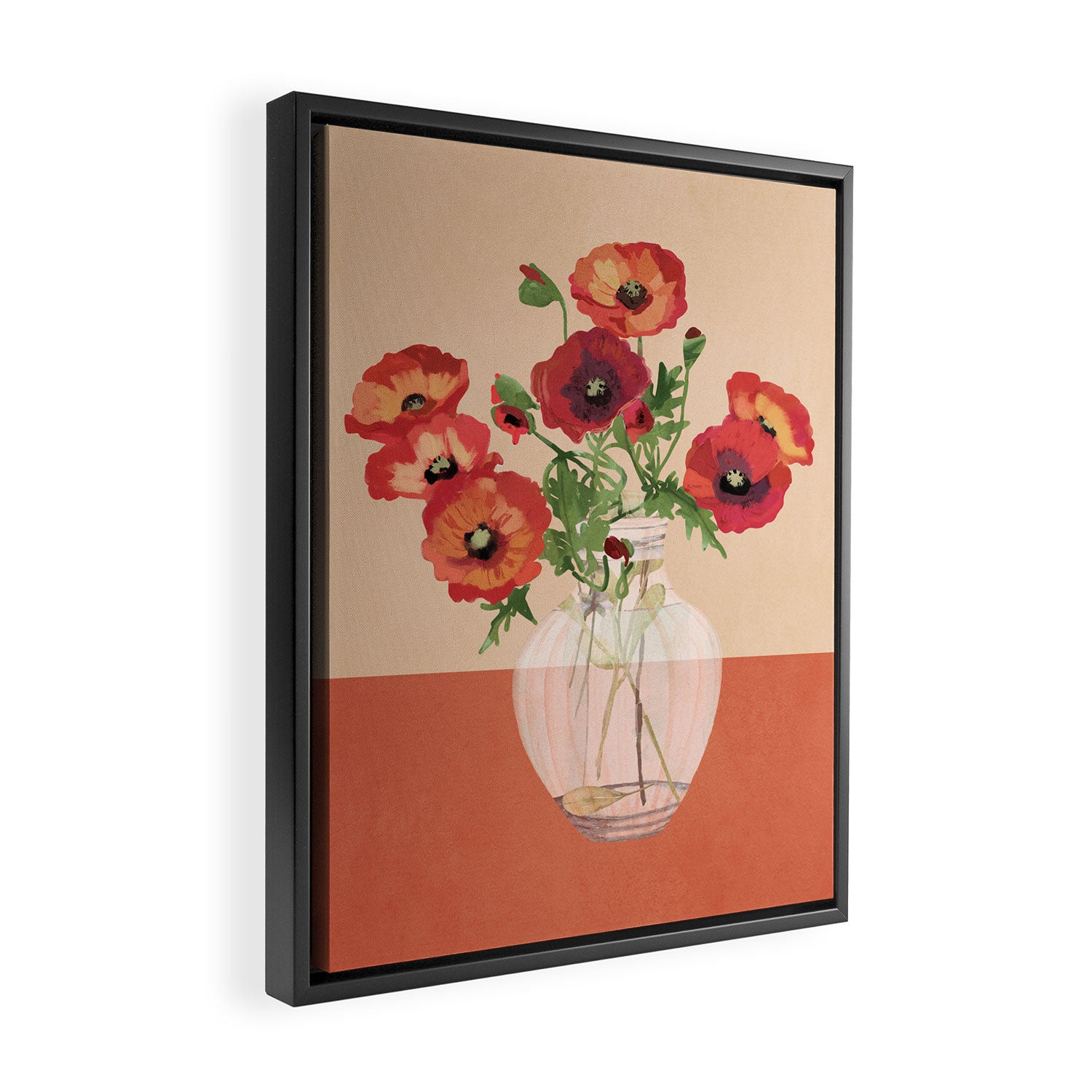 Bouquet of Flowers 3 Framed Canvas Print Gallery Image 2