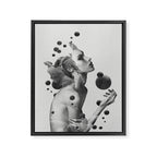 BUBBLES Framed Canvas Print Gallery Image 6