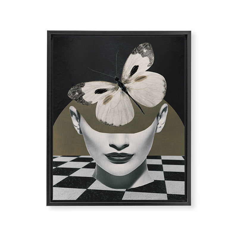 BUTTERFLY Framed Canvas Print Gallery Image 6
