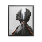 City 2 Framed Canvas Print Gallery Image 8