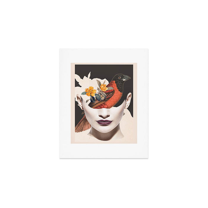 collage art / bird 2 Art Print Gallery Image 1