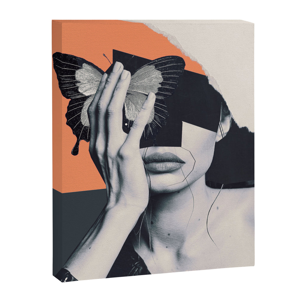collage art / butterfly Canvas Print Gallery Image 6