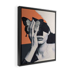 collage art / butterfly Framed Canvas Print Gallery Image 2