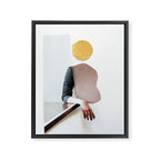 collage art / calmness Framed Canvas Print Gallery Image 6