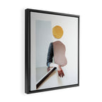 collage art / calmness Framed Canvas Print Gallery Image 2