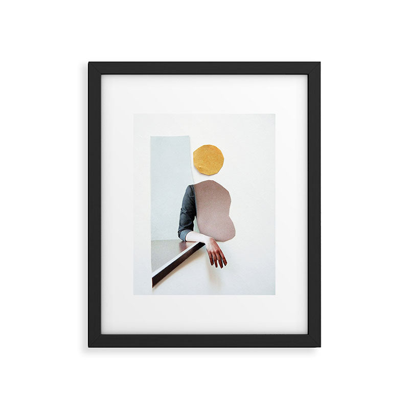 collage art / calmness Framed Art Print Gallery Image 5