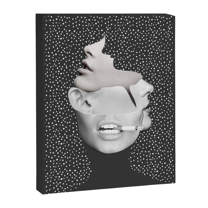 collage art / Faces 2 Canvas Print Gallery Image 1
