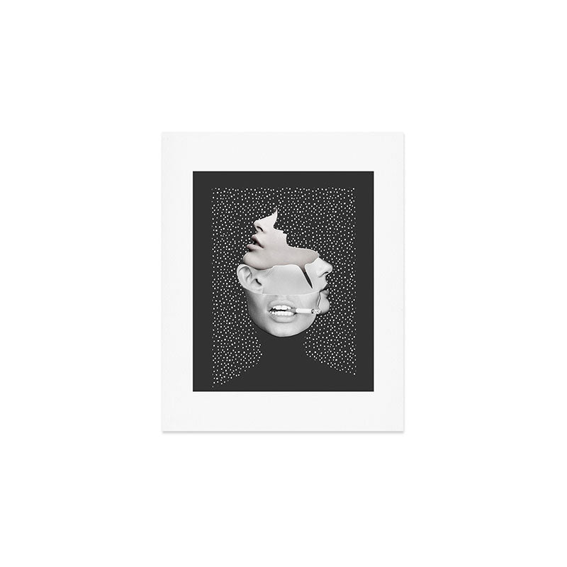 collage art / Faces 2 Art Print Gallery Image 1
