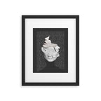 collage art / Faces 2 Framed Art Print Gallery Image 5