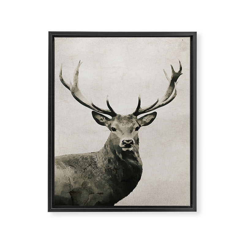 DEER Framed Canvas Print Gallery Image 6