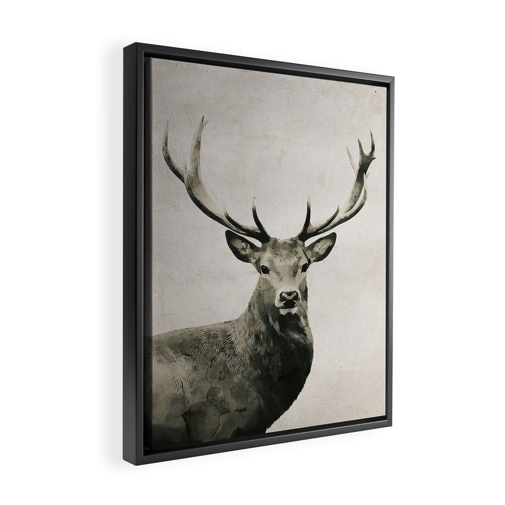 DEER Framed Canvas Print Gallery Image 2