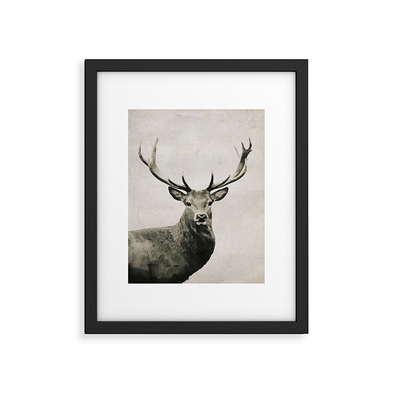 DEER Framed Art Print Gallery Image 4