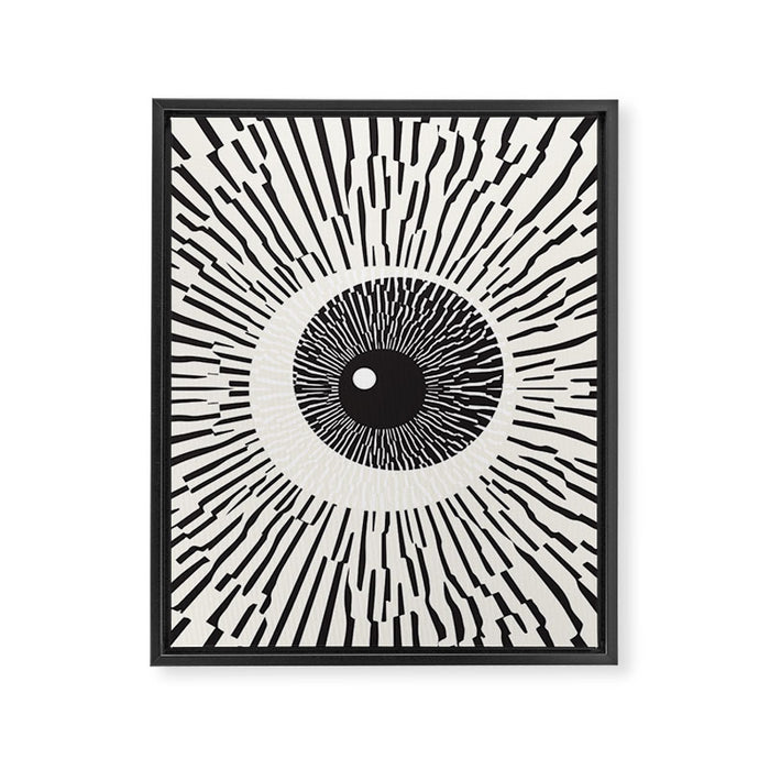 EYE Framed Canvas Print Gallery Image 1