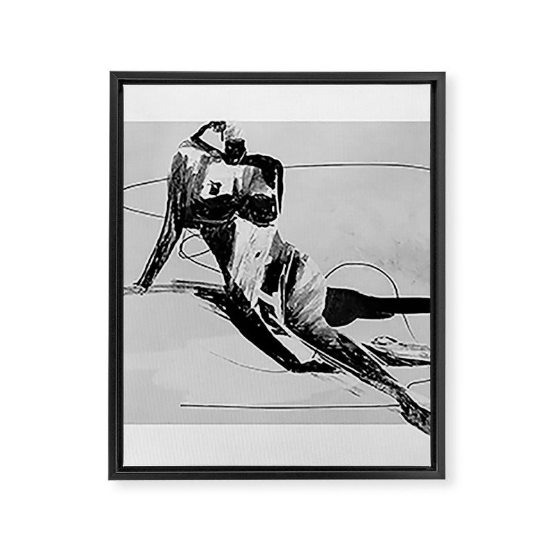 Female Figure 3 Framed Canvas Print Gallery Image 8