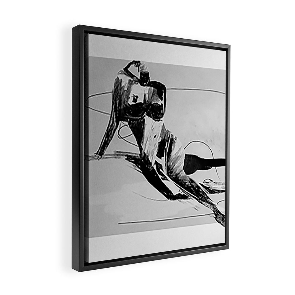 Female Figure 3 Framed Canvas Print Gallery Image 2
