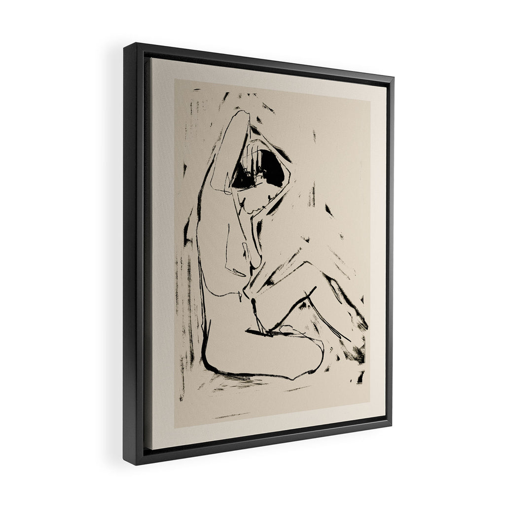 Female Figure 9 Framed Canvas Print Gallery Image 2