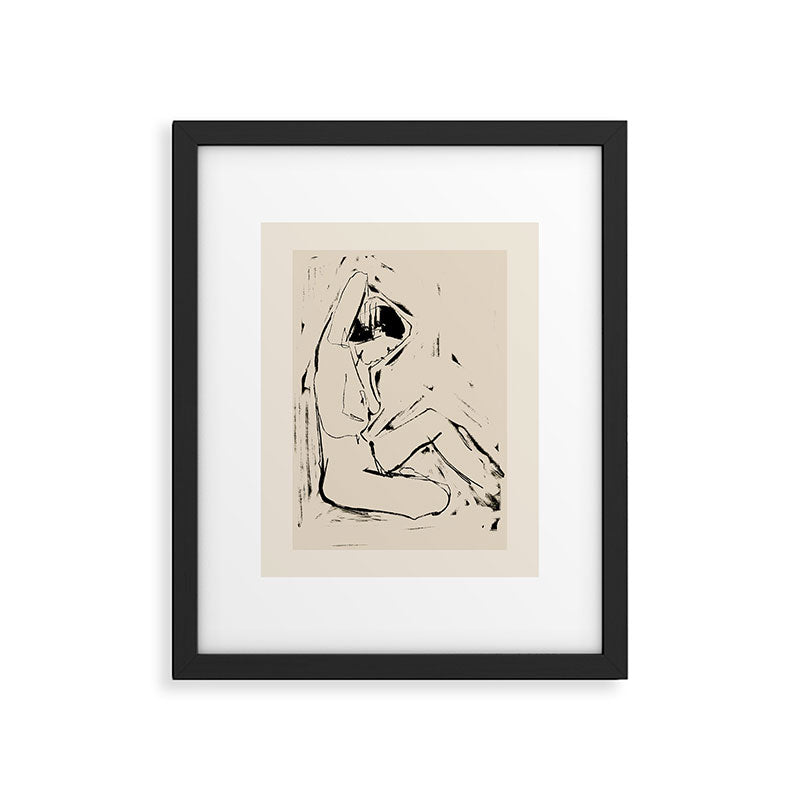 Female Figure 9 Framed Art Print Gallery Image 5