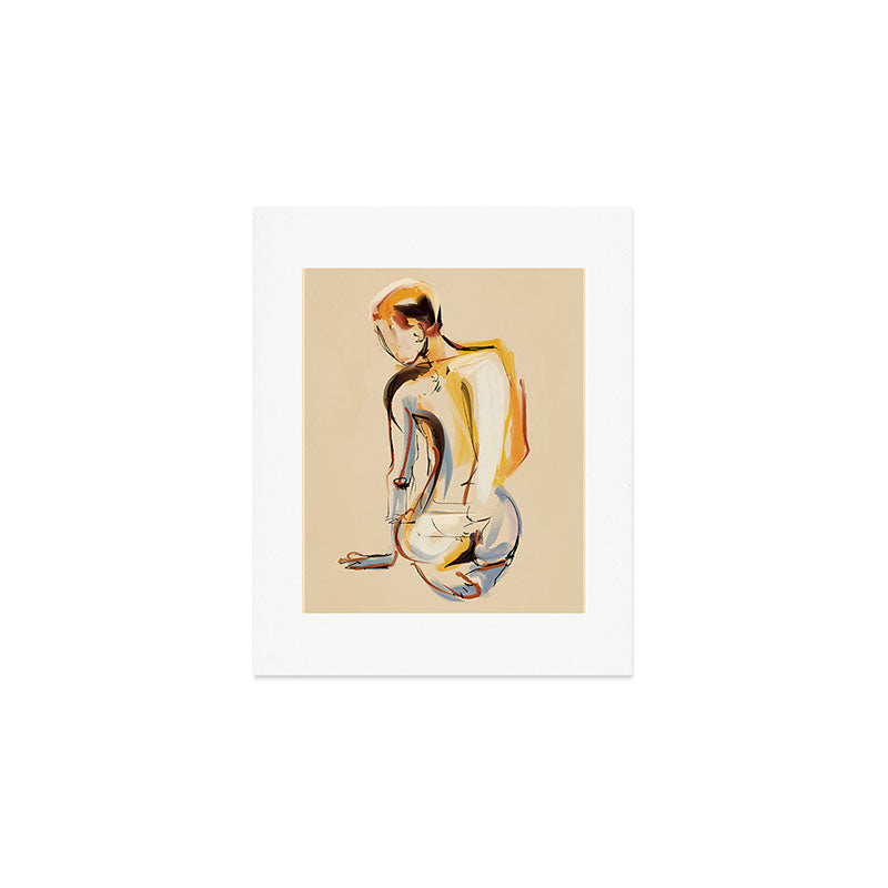 Female Figure Line Art 8 Art Print Gallery Image 1