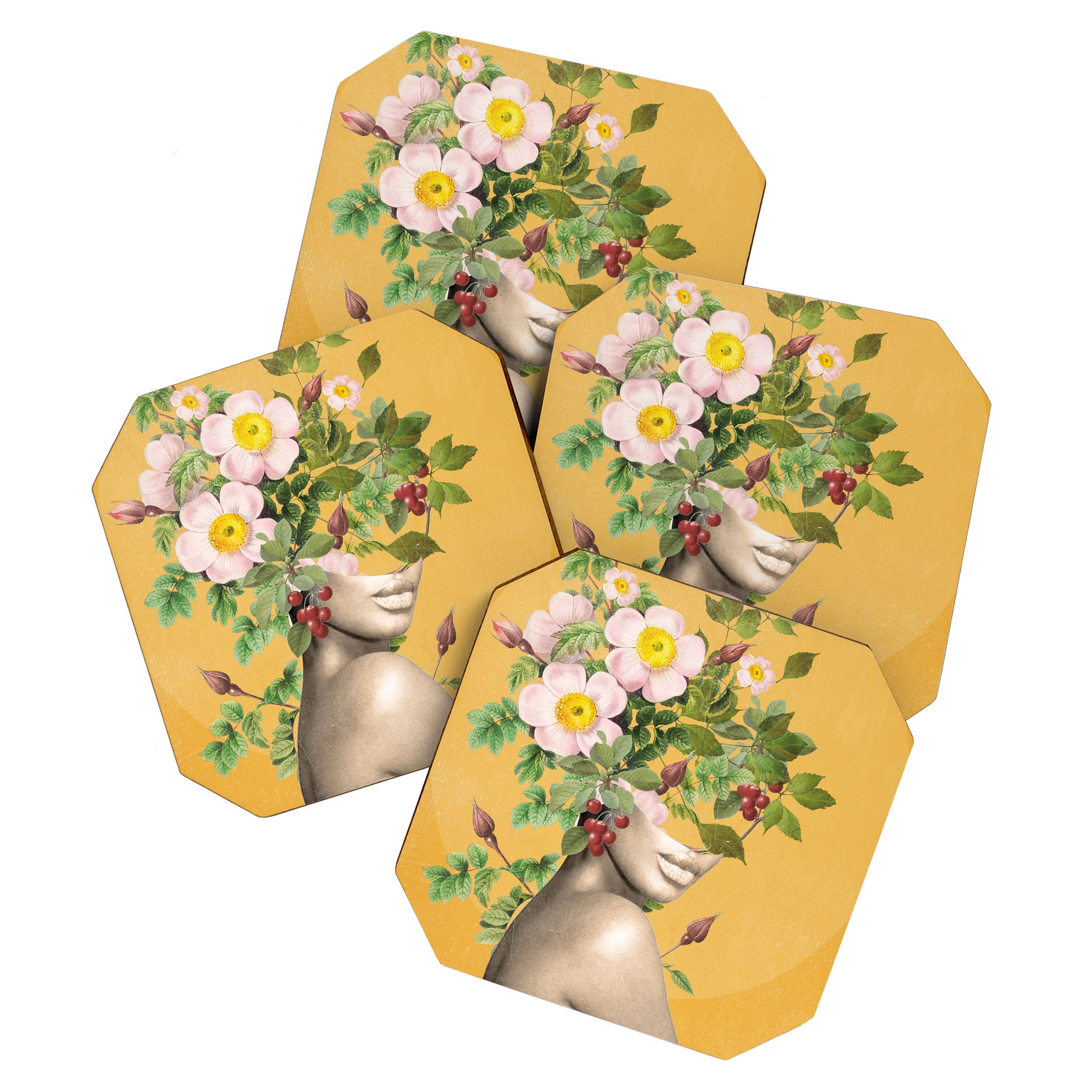 Floral beauty 12 Coaster Gallery Image 1
