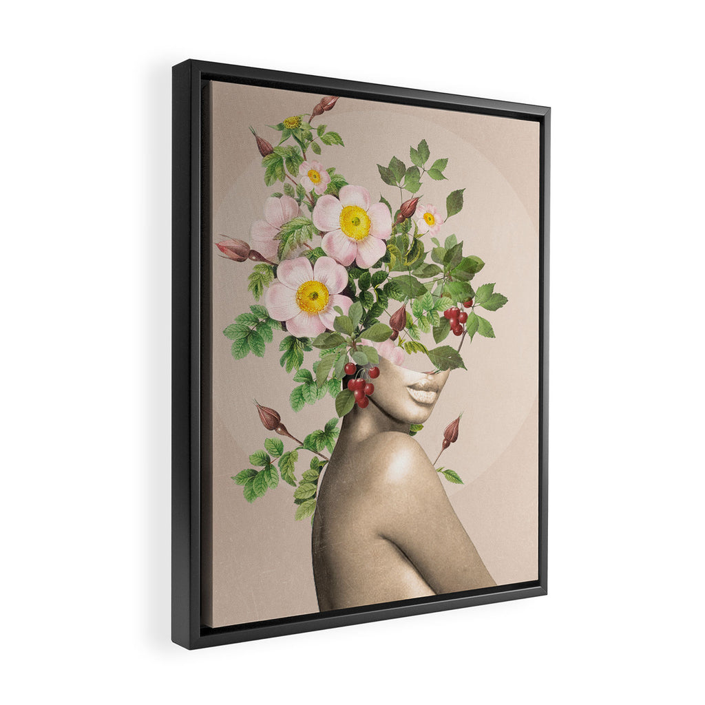 Floral beauty 14 Framed Canvas Print Gallery Image 2